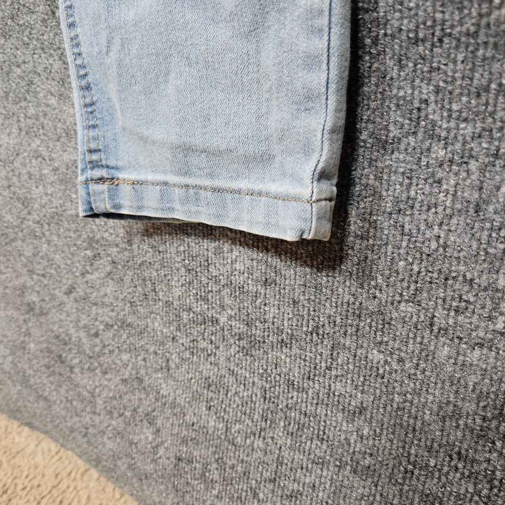 Marfinno Mens Slim Fit Light Wash Blue Denim Jeans Size 46 542790625 - Picture 4 of 16